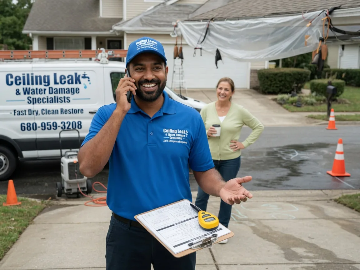 Ceiling Leak Cleanup Liberty Hill, SC FAQs